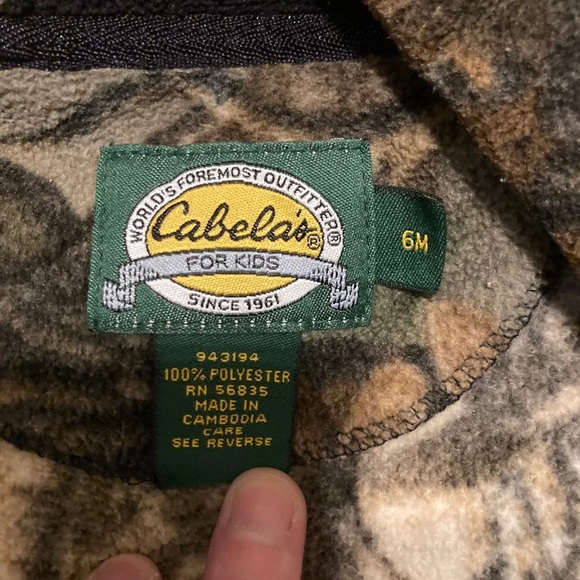 Cabela’s For Kids Infant 6M Car Seat Fleece Sleeper - Picture 3 of 11